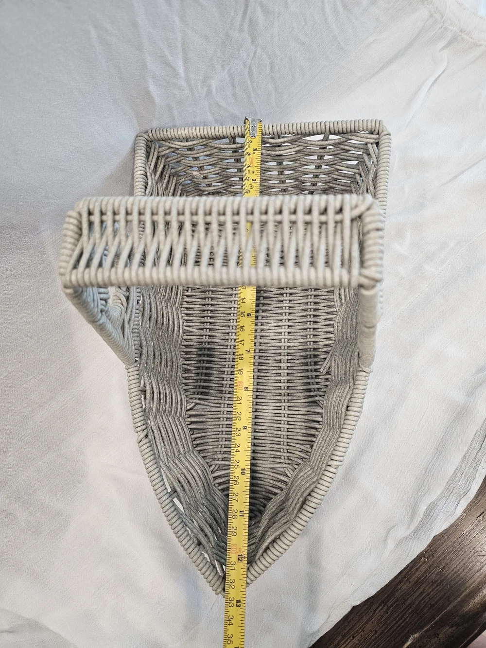 Tug Boat Plastic Wickerlike Nantucket Style Basket